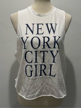 Brandy Melville New York City Girl Tank Top - Muscle Tee - 100% Cotton